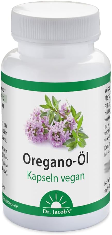 Dr.Jacobs Vegánske kapsuly s oregánovým olejom 60 ks Exp.: 12/2025