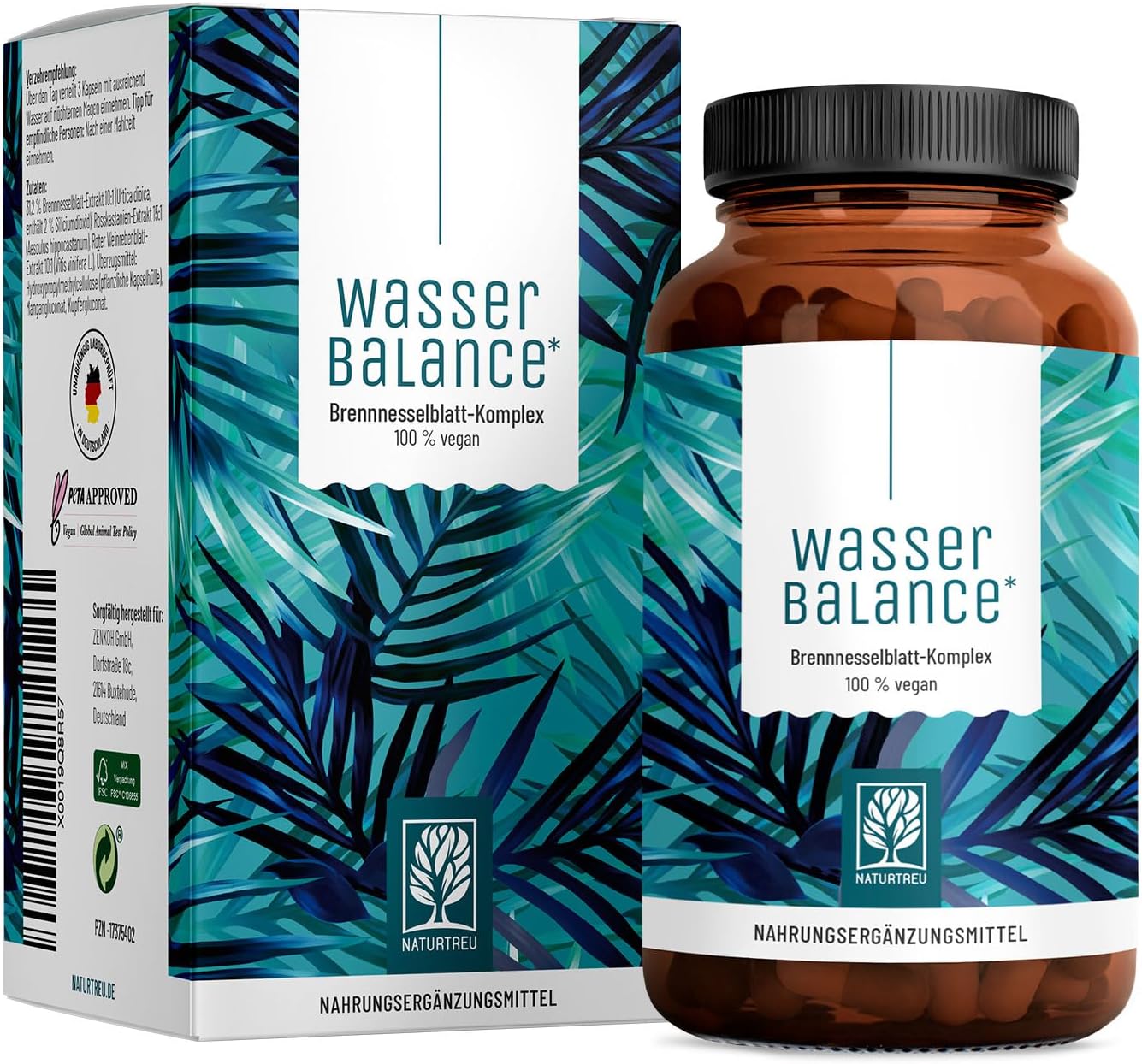 NATURTREU Wasser balance Komplex žihľavových kapsúl 90 ks Exp.: 2026+