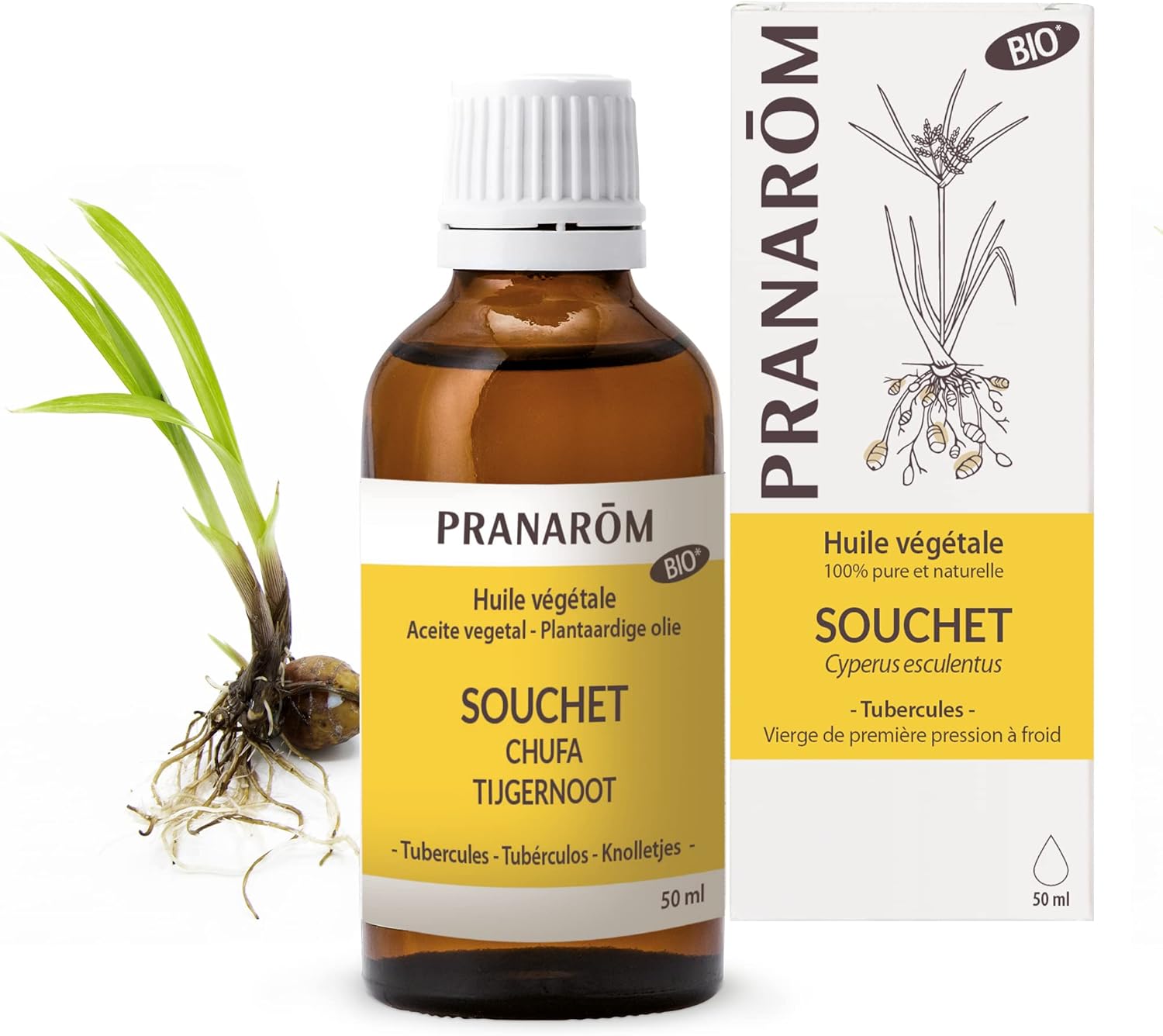Pranarôm Souchet Tigrie oriešky rastlinný olej, 50 ml