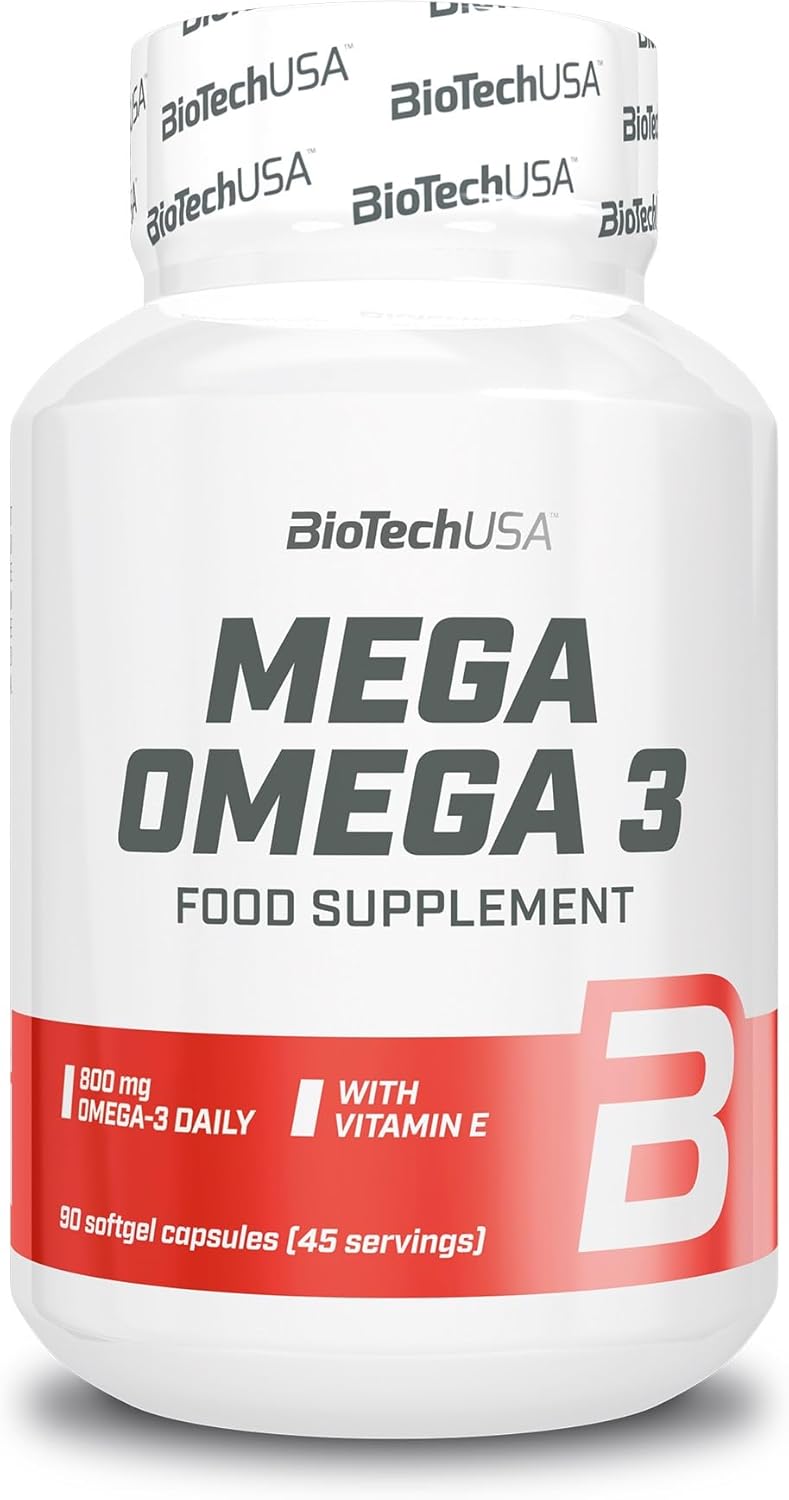 BioTechUSA Biotech USA Mega Omega 3, 90 kapsúl