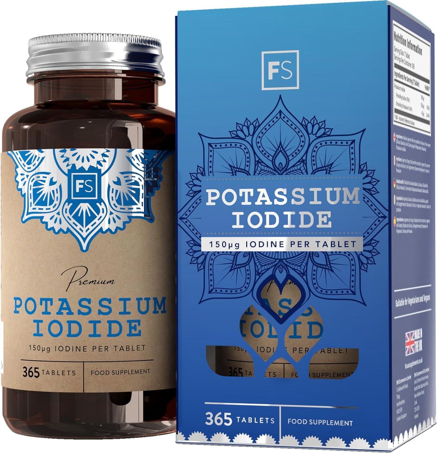 FS FOCUS Jodid draselný 365 tabliet Exp.: 12/2025