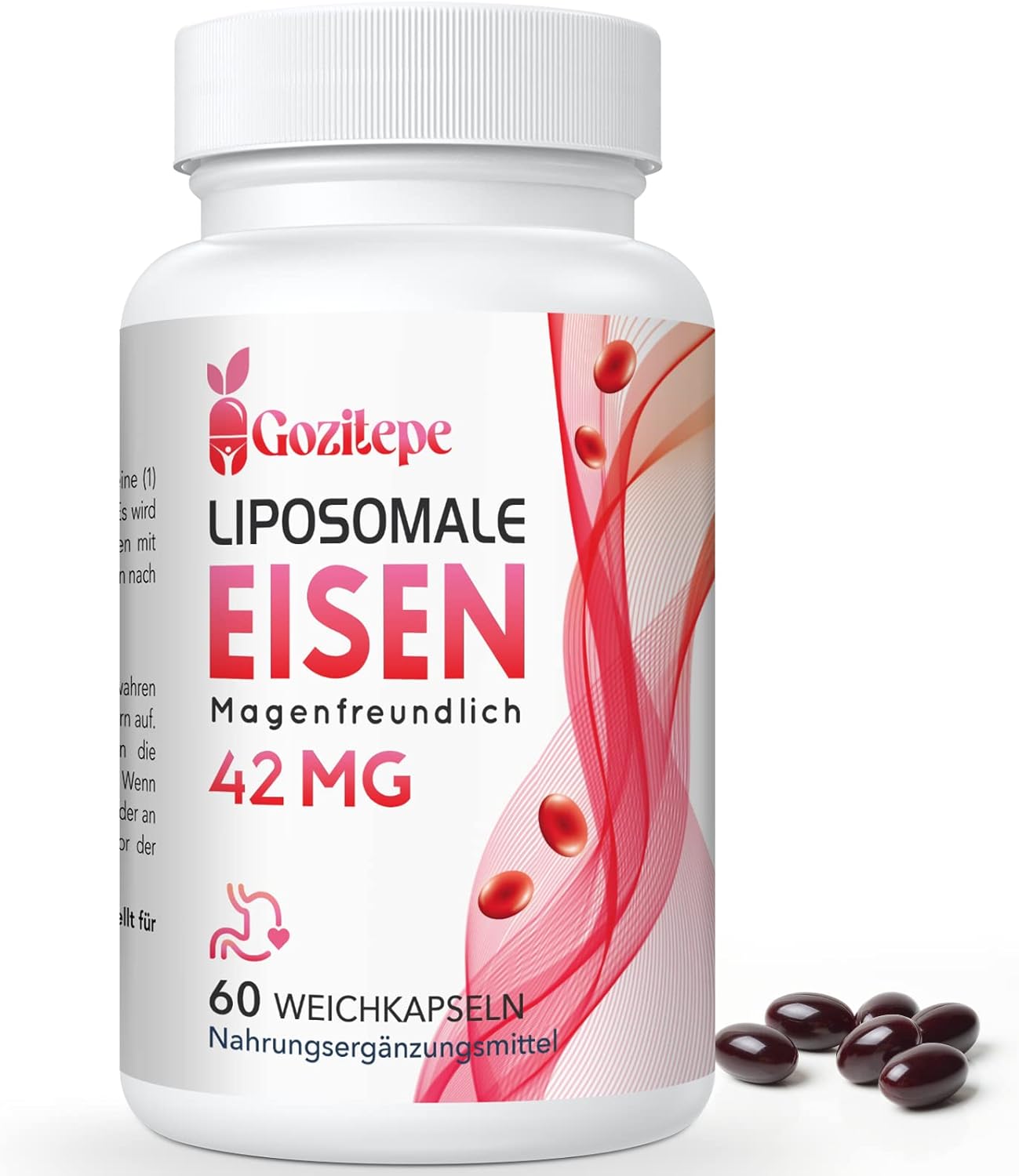 Gozitepe Lipozomálne železo 42 mg (síran železnatý) 60 kapsúl Exp.: 2026+