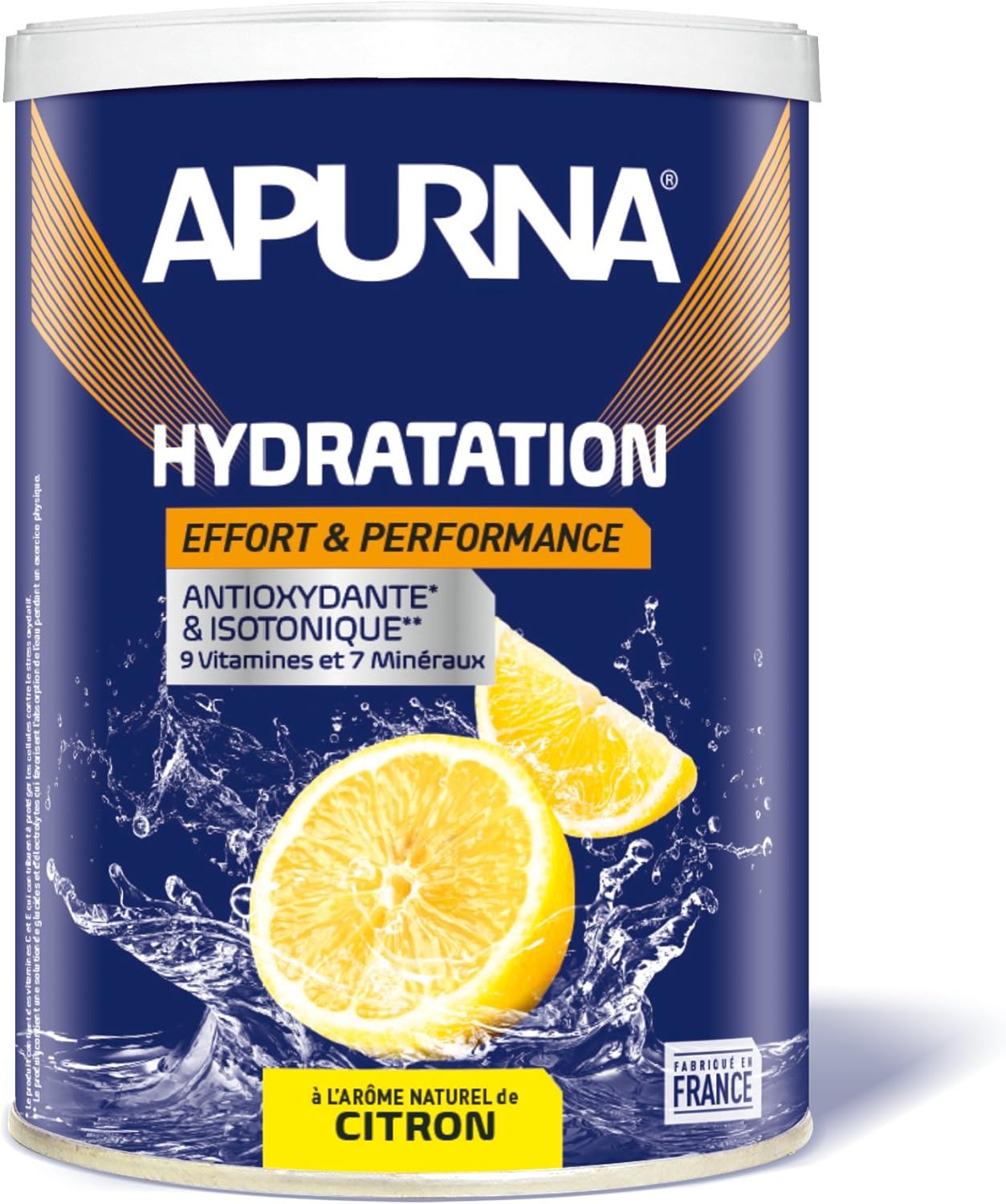 APURNA Výdrž pri cvičení Hydratačný nápoj Citrónový 500g Exp.: 2026+