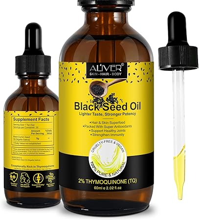 Aliver olej - prémiový organický čierny rascový olej 60 ml