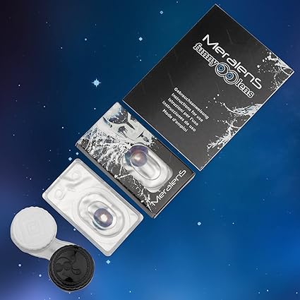 MeralenS Farebné kontaktné šošovky 1 pár Galaxy