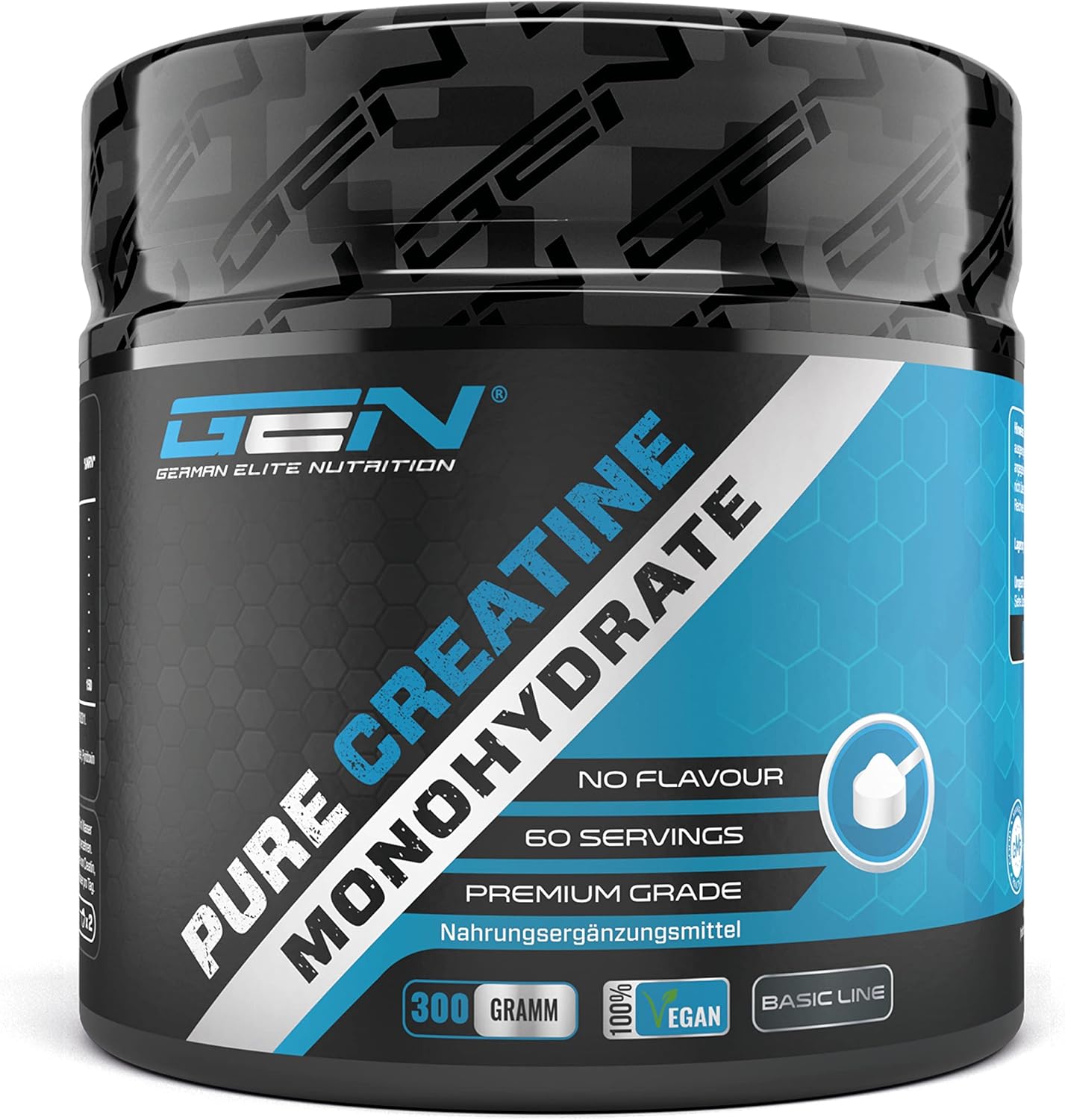 GEN GERMAN ELITE NUTRITION Kreatínový prášok - 300 g Exp.: 2026+