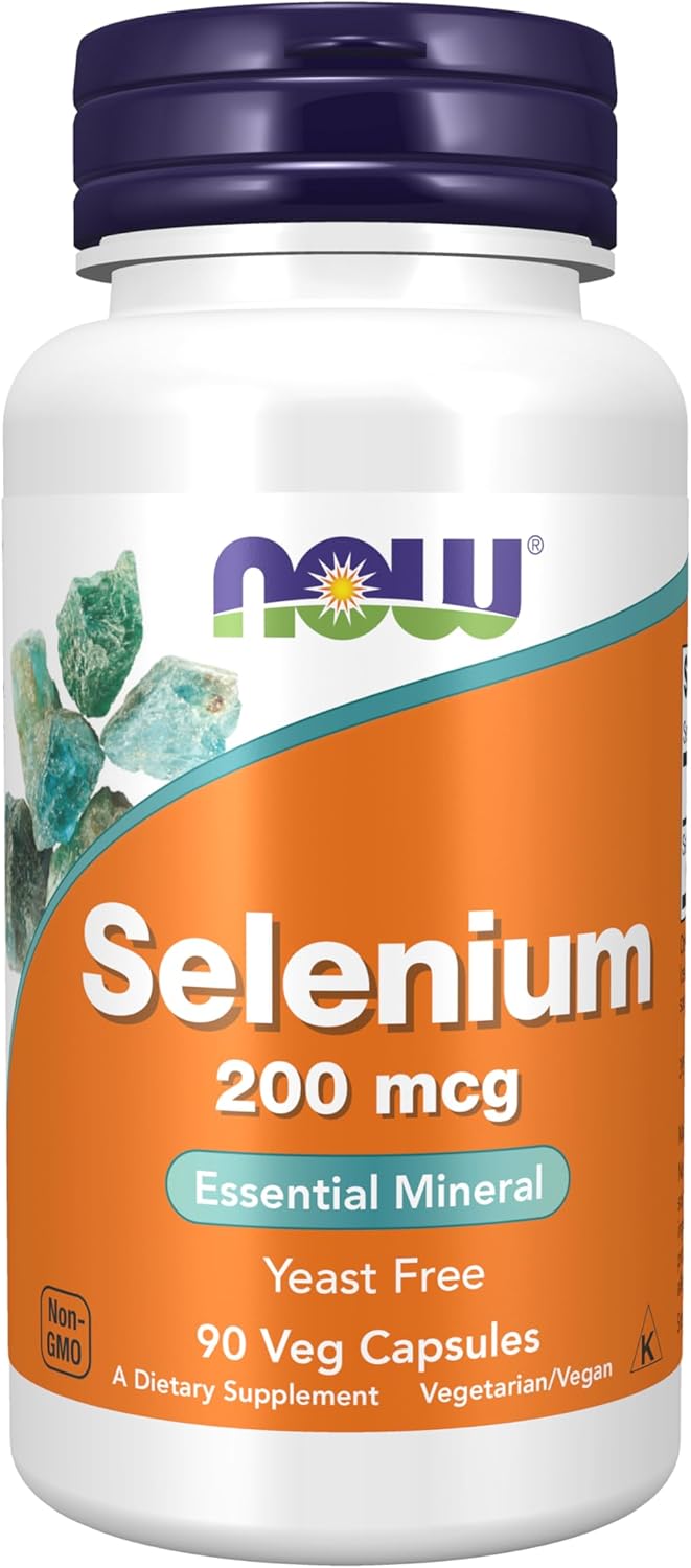 NOW potravinové doplnky, selén 90 kapsúl