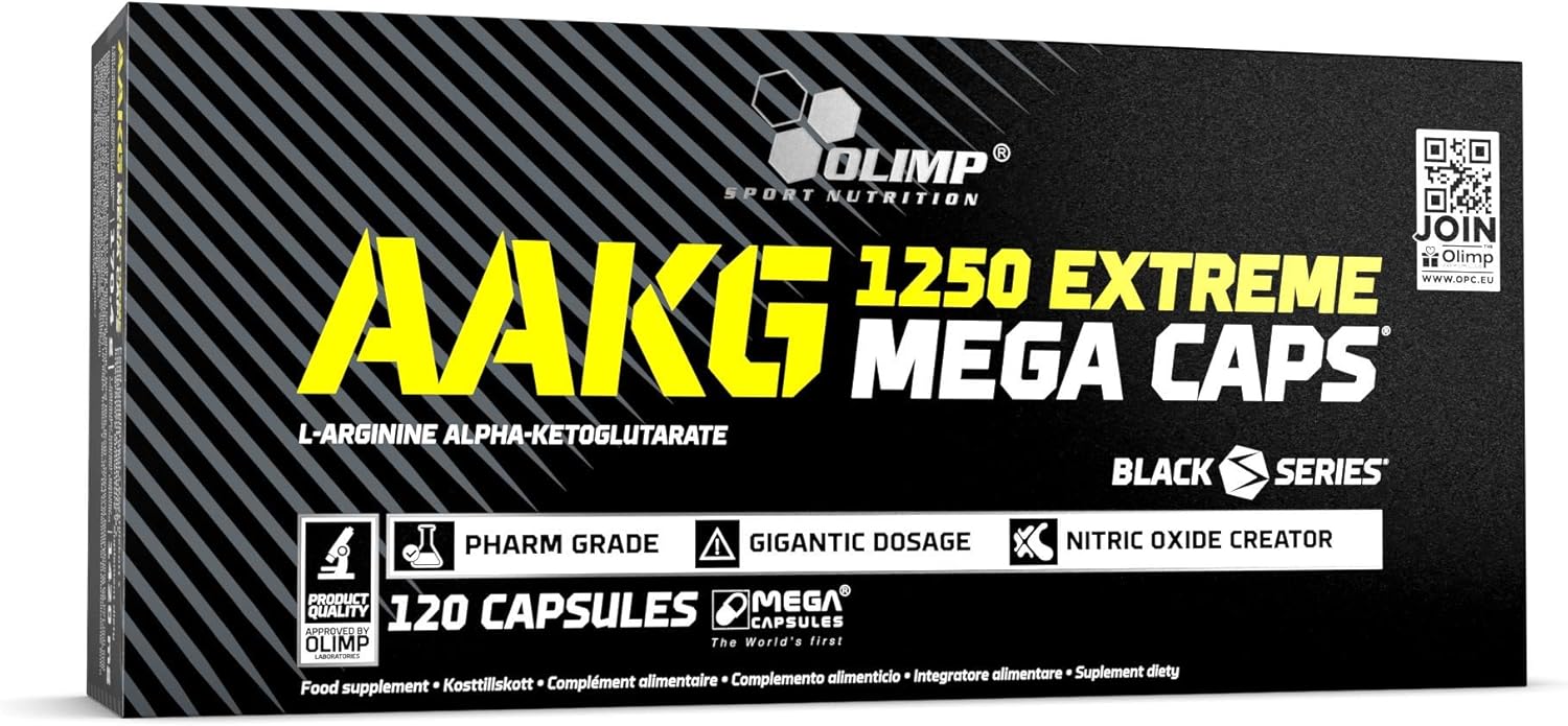 Olimp Sport Nutrition AAKG Extreme Mega Caps, 120 kapsúl Exp.: 2026+