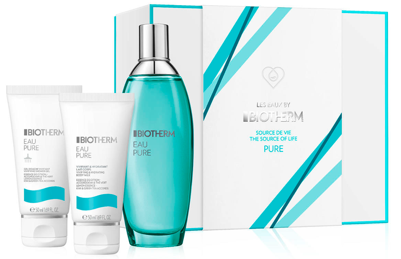 BIOTHERM Eau Pure Darčeková sada EDT, 100 ml, 50 + 50 ml,