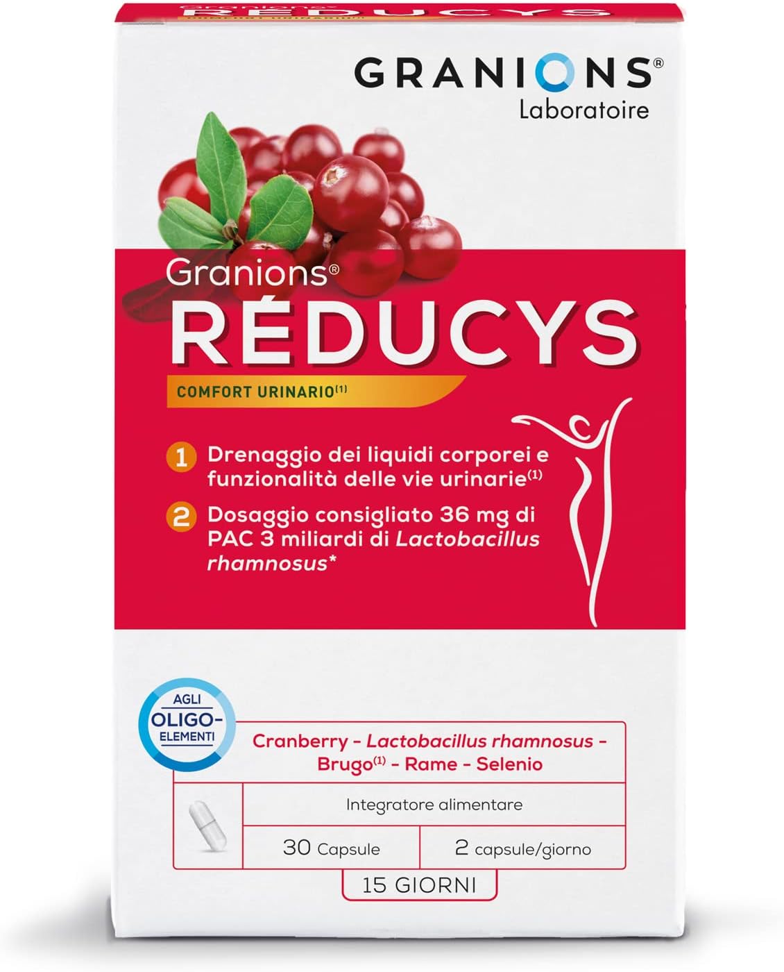 Granions Reducys Komfort močenia 30 kapsúl