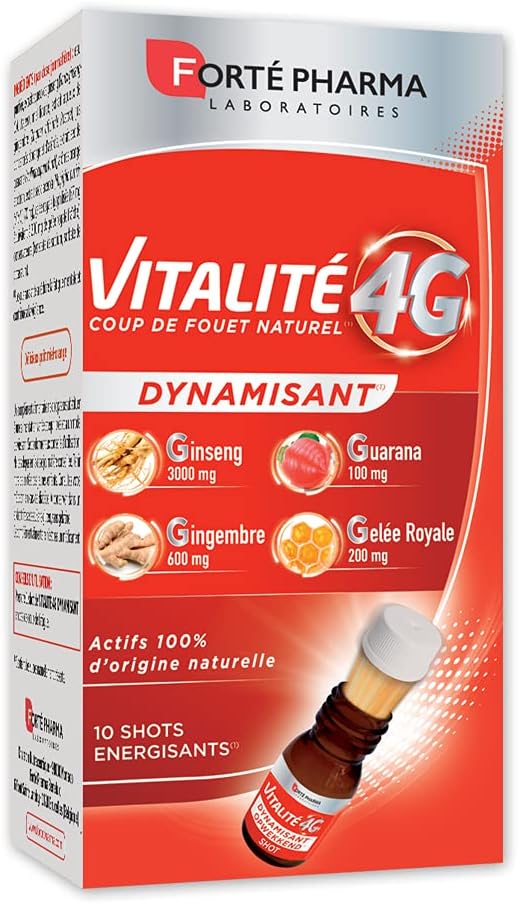 FORTE PHARMA Forté Pharma - Vitality 4G energizujúce 10 fľašiek Exp.: 2026+