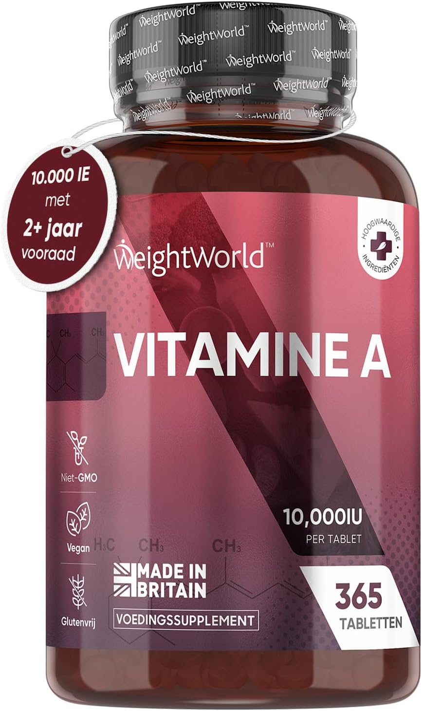WeightWorld Vitamín A 10 000 IU 365 tabliet