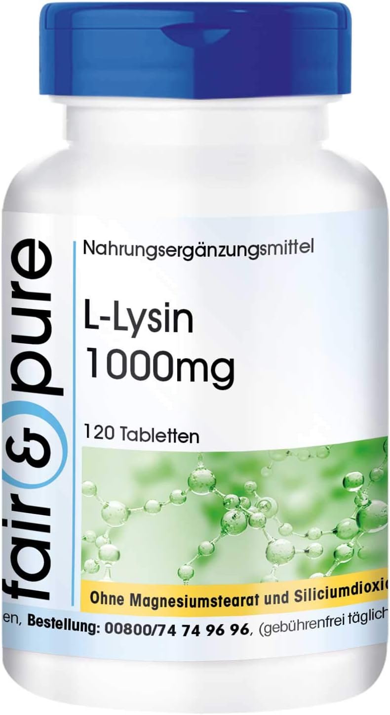 Fair & Pure - L-Lyzín 1000 mg tablety - 120 ks Exp.: 2026+