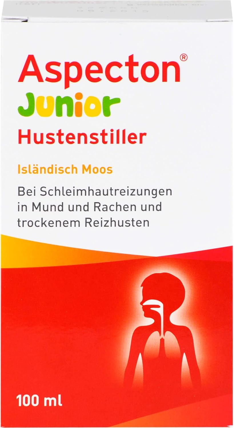 Aspecton Junior Šťava z islandského machu proti kašľu 100 ml-exp:4/25
