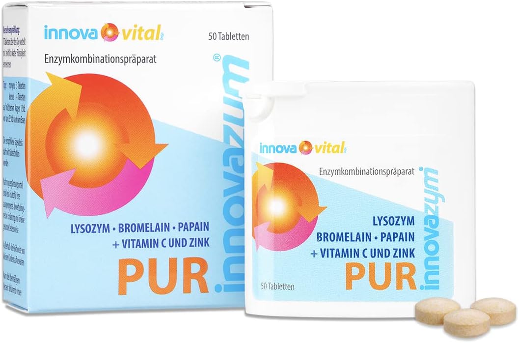 Innova vital innovazym Pur Multi Enzyme Complex Prémiová kvalita s vitamínom C 100 tabliet Exp.: 12/2025