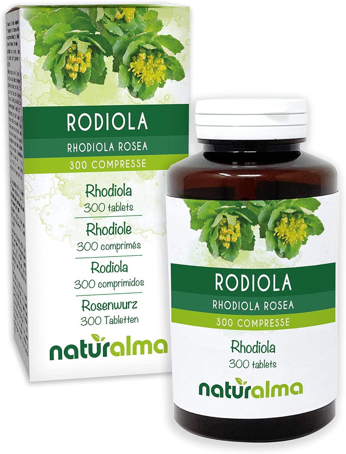 Naturalma Rhodiola (Rhodiola rosea alebo Sedum roseum) 300 tabliet Exp.: 2026+