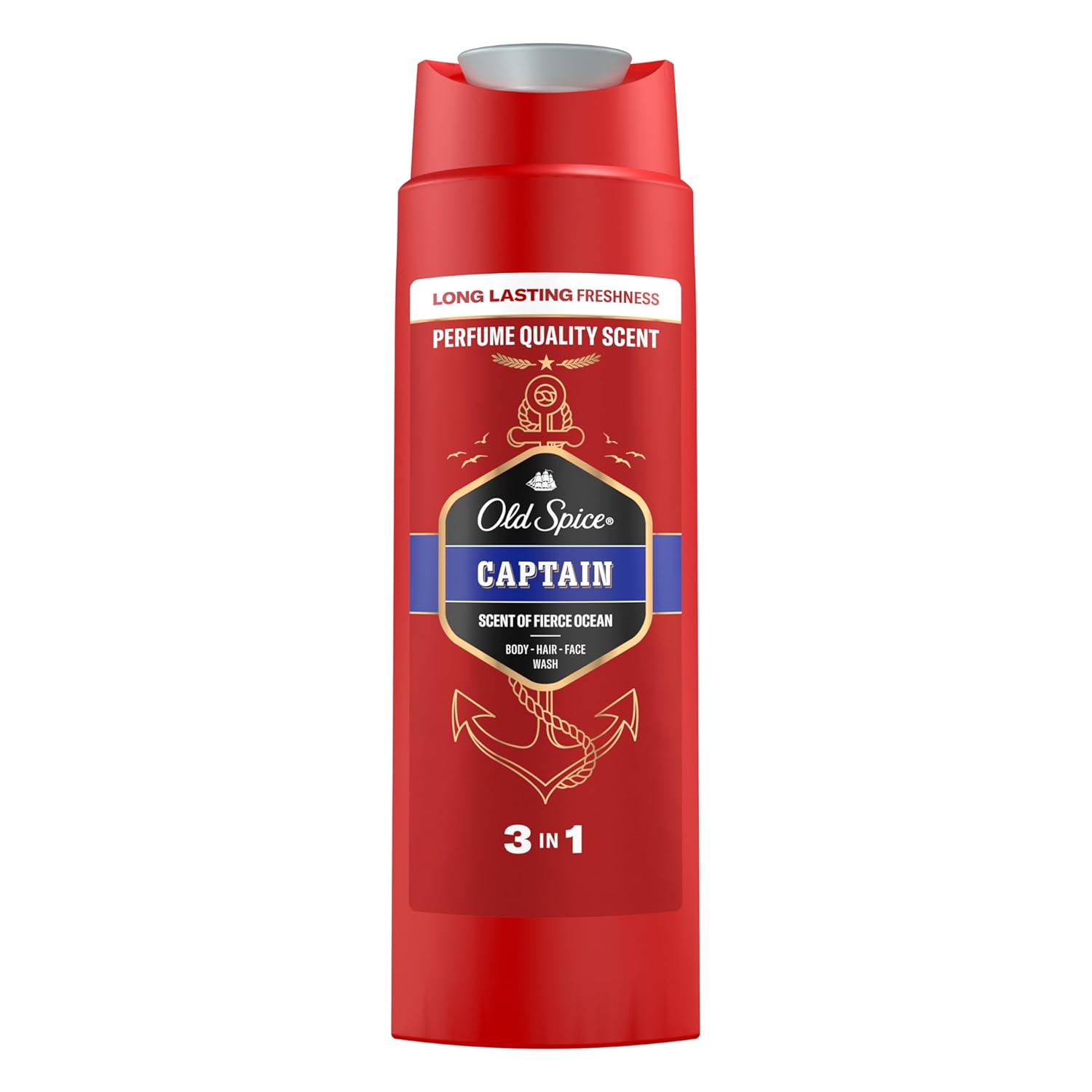 Old Spice Captain umývanie vlasov a tváre 400 ml 3 v 1