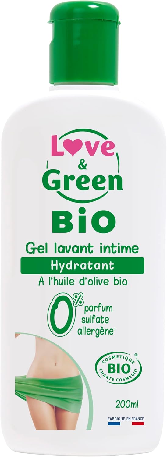 Love & Green - Organický hydratačný intímny čistiaci gél 200 ml