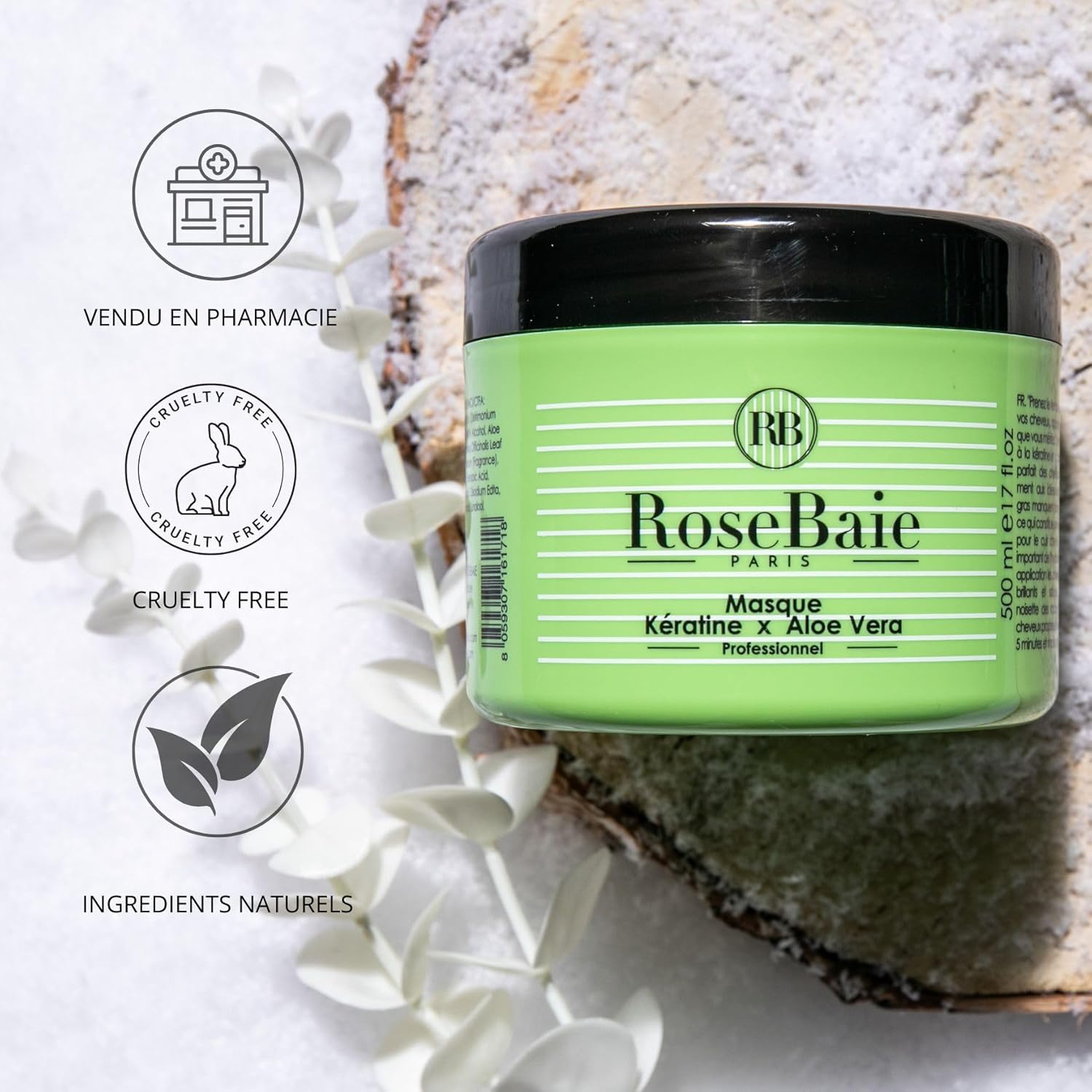 ROSE BAIE RB Rosebaie Keratine x Aloe Vera maska ​​500 ml