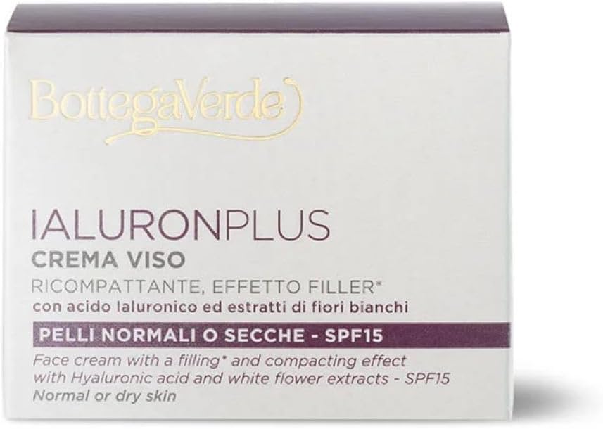 Bottega Verde - Ialuron Plus, pleťový krém proti vráskam a starnutiu, 50 ml