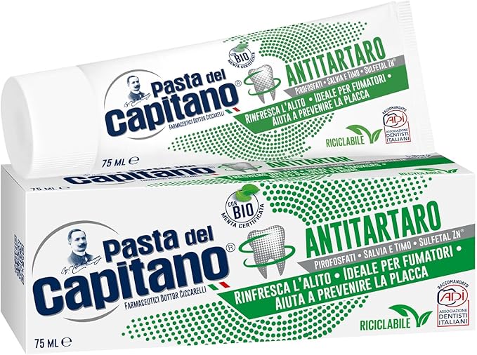 Pasta del Capitano zubná pasta proti zubnému kameňu, 75 ml