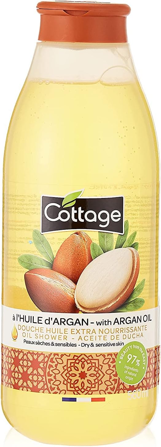 Cottage - Sprchový gélový olej ARGAN - Suchá a citlivá pokožka 560 ml