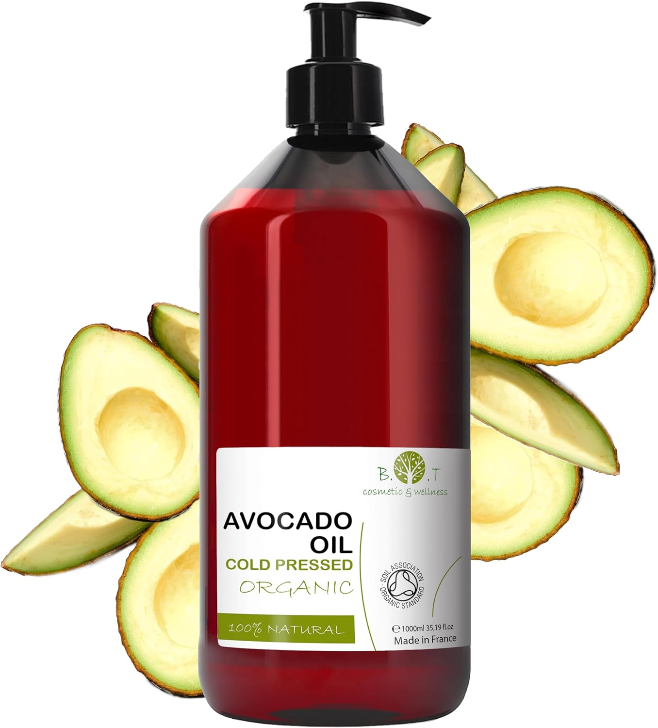 Iné Organický avokádový olej, 1000 ml