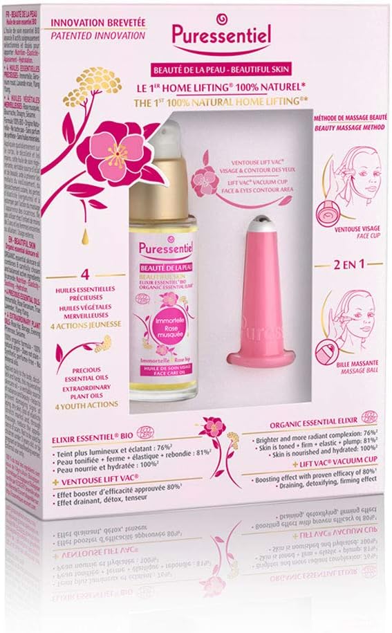 Puressentiel Home Lifting Box 100% prírodný elixír – Odsávačka na tvár – 30 ml