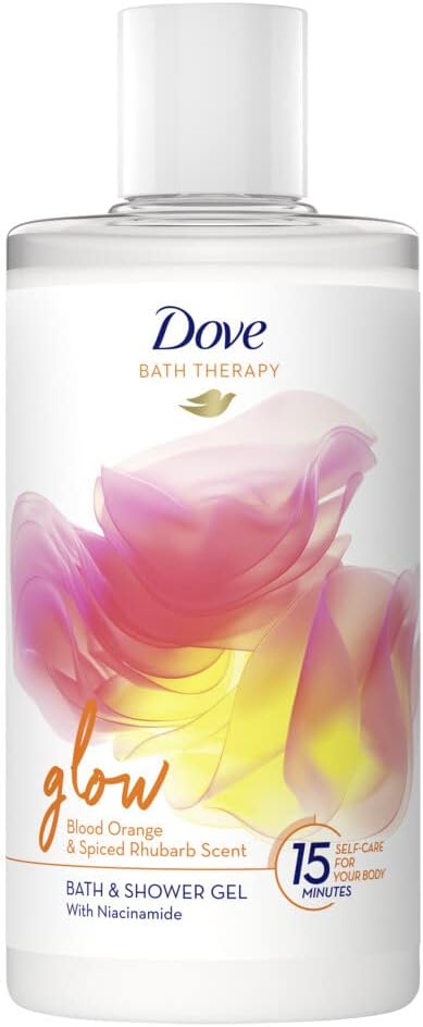 Dove Glow pena sprchový gél pre rozžiarenú pokožku so zdravým leskom – 400 ml