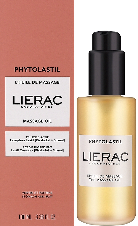 LIERAC Phytolastil Masážny olej 100 ml