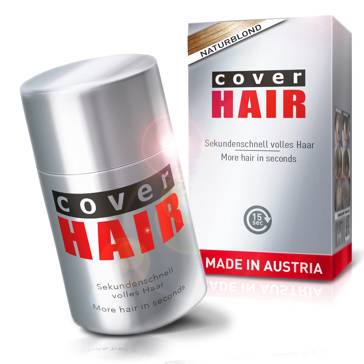 COVER HAIR zahusťovanie vlasov - natural blond 8-9 14g
