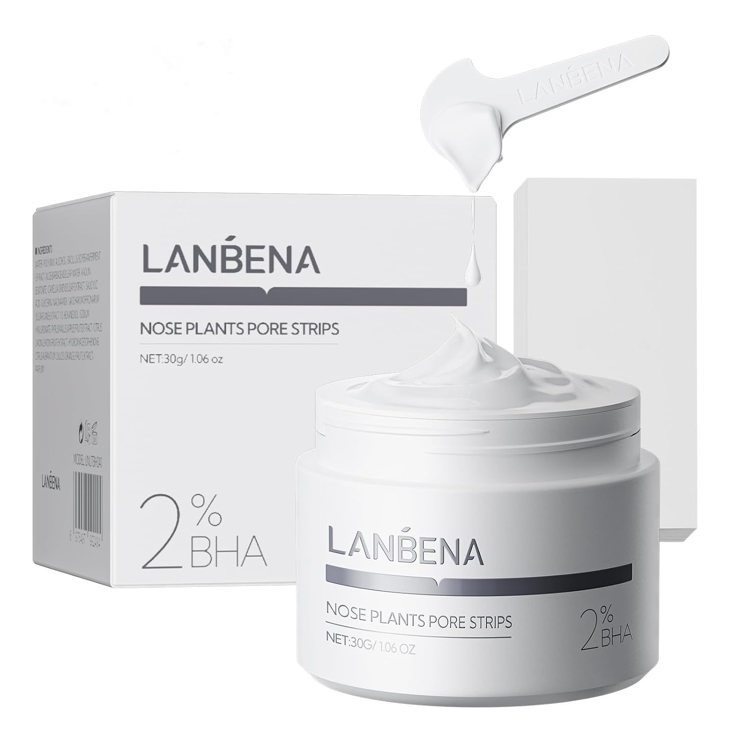 LANBENA Nose Plants Pore Strips 2%, 30 g