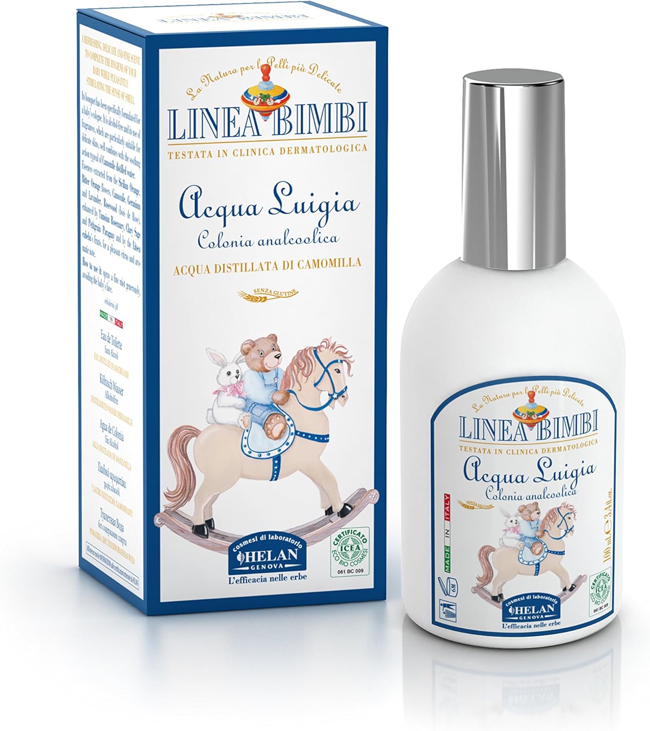 Linea Bimbi Detský kolínsky sprej pre citlivú pokožku, Bezalkoholový 100 ml