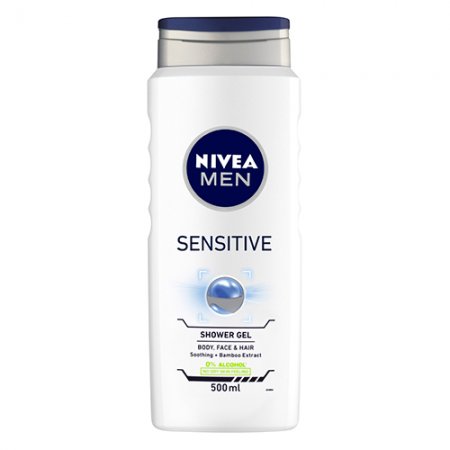 NIVEA MEN Sprchovací gél Sensitive, 500 ml