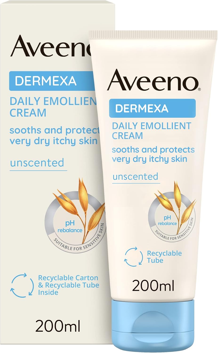 Aveeno Dermexa denný zmäkčujúci krém 200 ml