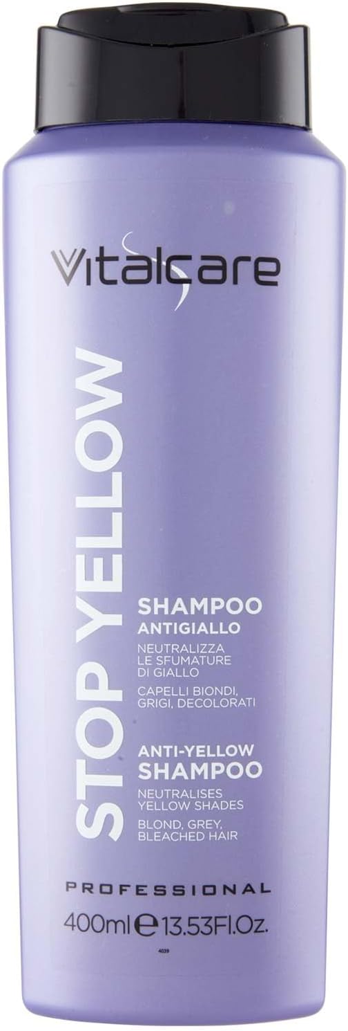 Vitalcare STOP YELLOW šampón proti žltej farbe 400 ml