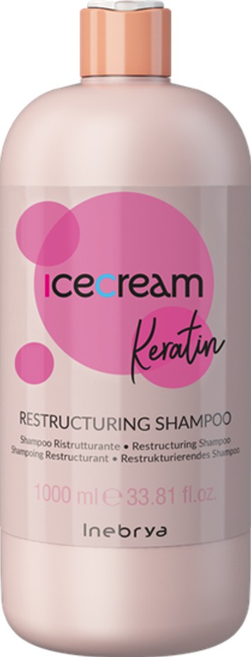 Inebrya Ice Cream Šampón na reštrukturalizáciu s keratínom 1000 ml