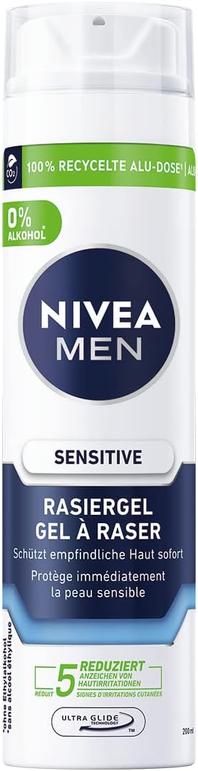 Nivea Men Sensitive gél na holenie 200 ml
