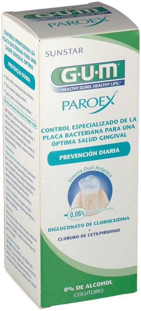 SUNSTAR GUM Paroex ústna voda 0,06% CHX 500ml