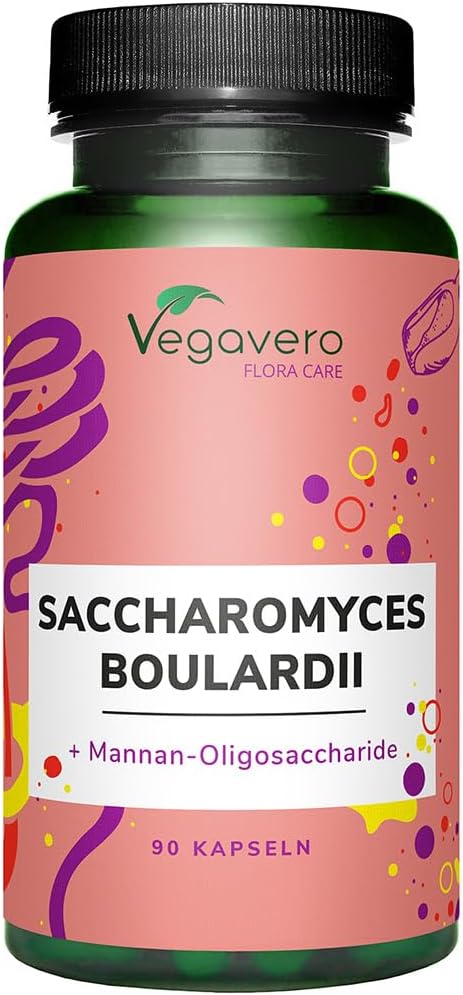 Vegavero Saccharomyces Boulardii Prebiotické a probiotické doplnky 90 kapsúl