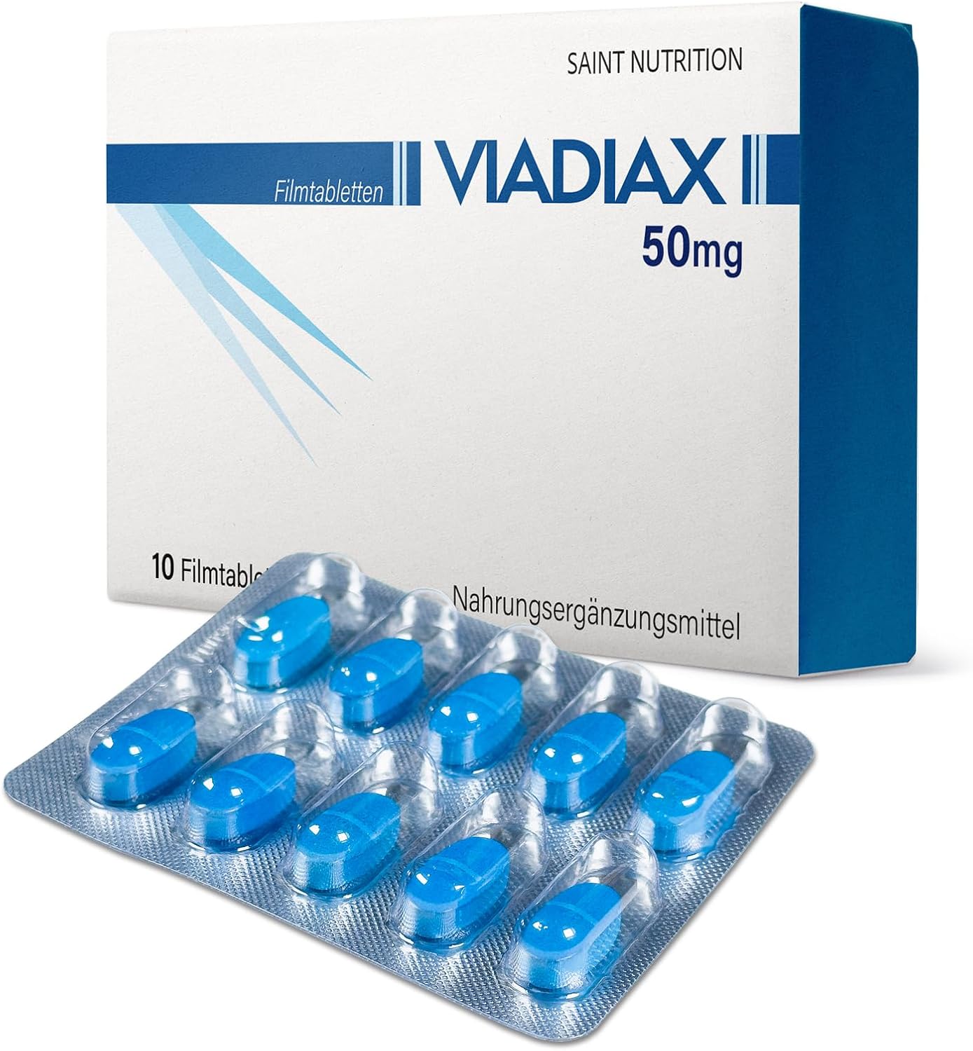 Saint nutrition Viadiax prémiová kvalita s L-arginínom + Maca 10 tabliet