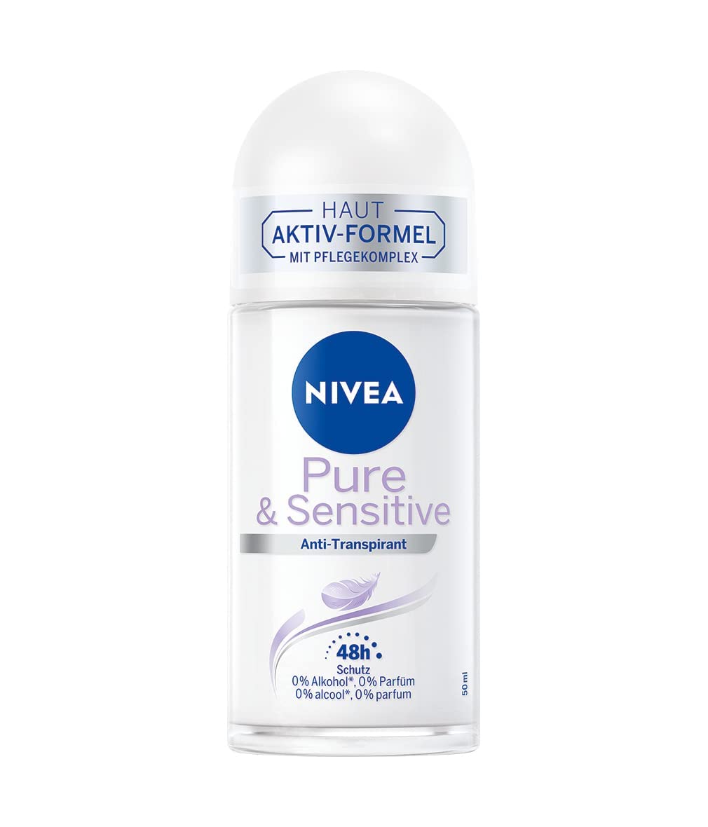NIVEA Pure & Sensitive roll-on deodorant 50 ml