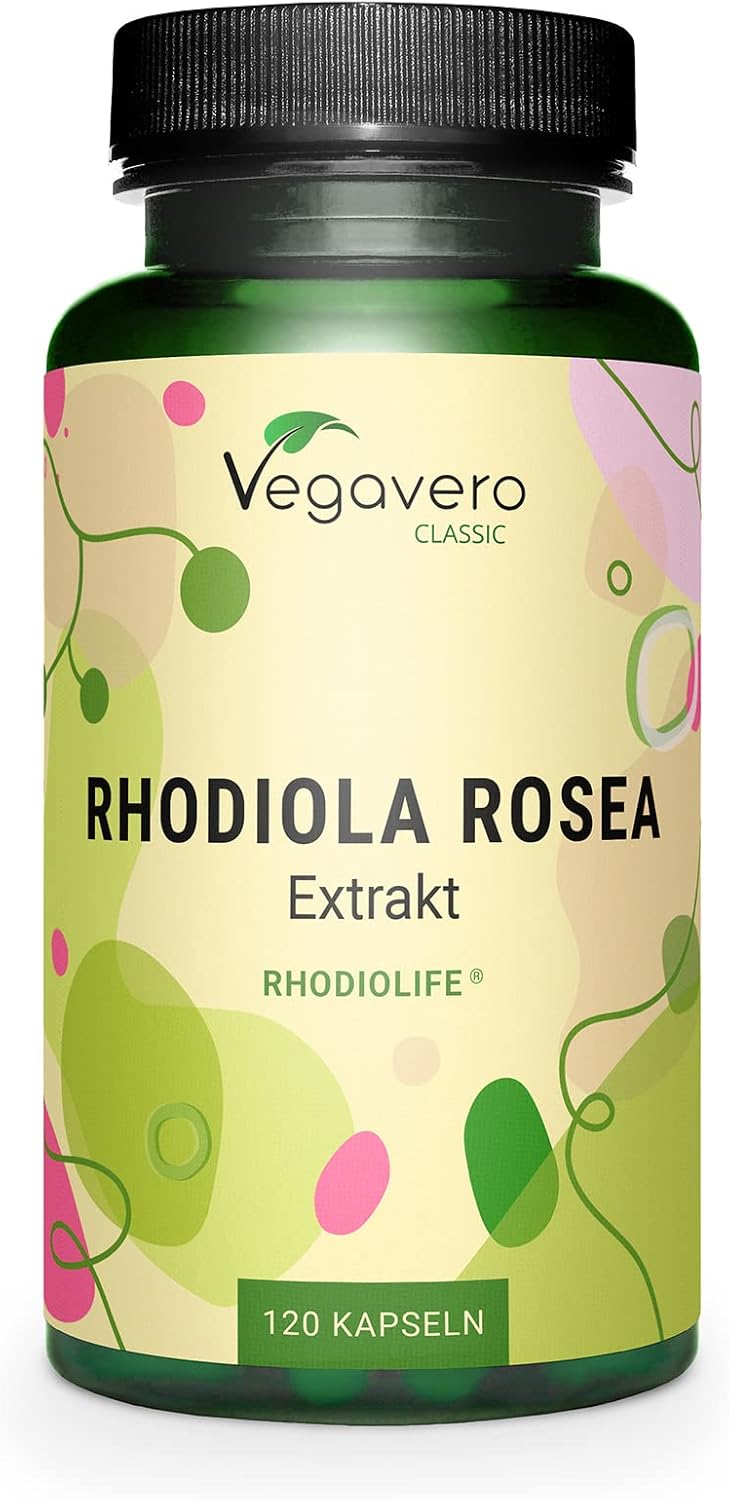 Vegavero Premium Rhodiola Rosea extrakt 120 kapsúl