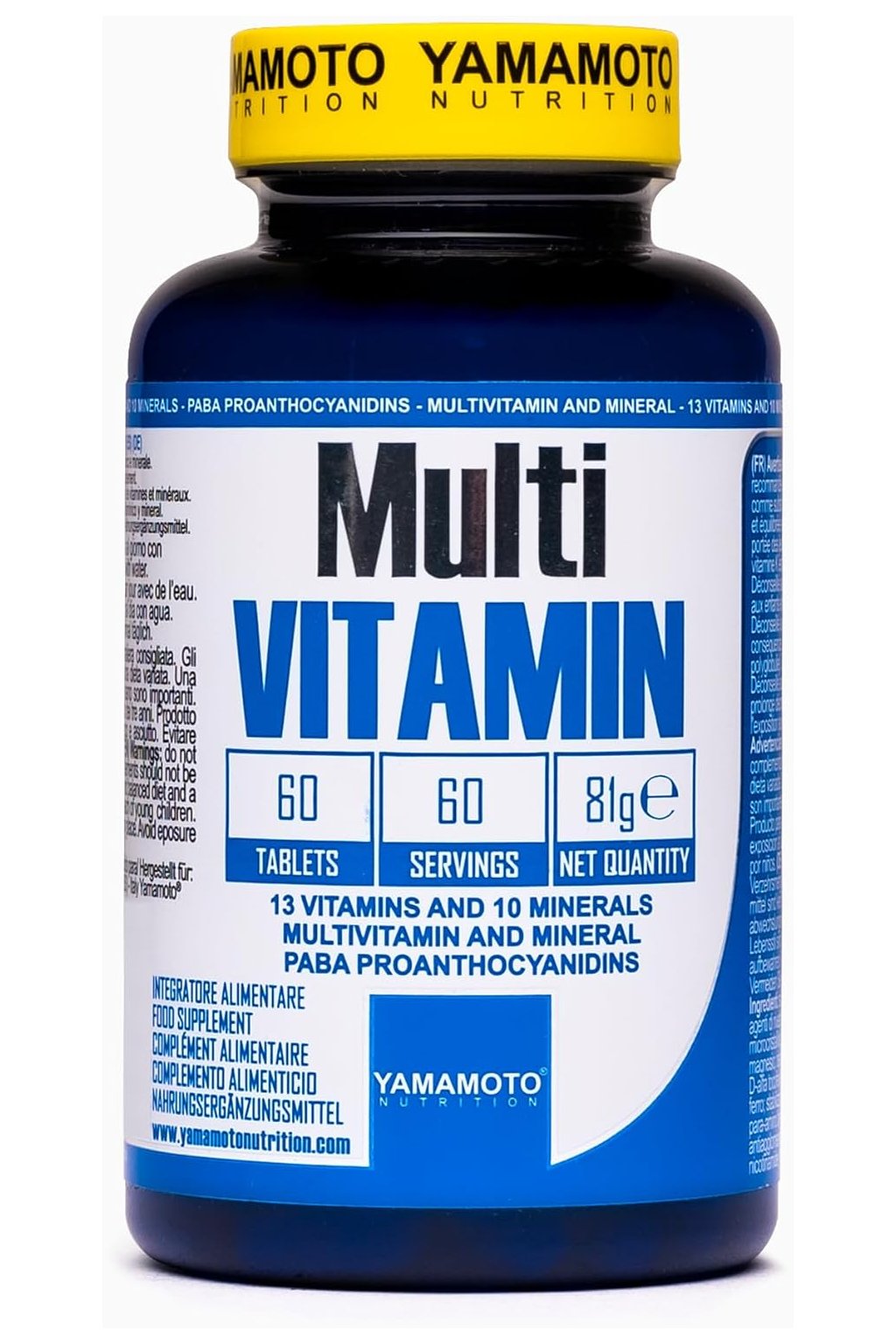 YAMAMOTO Nutrition multivitamín 60 tabliet-exp:6/25