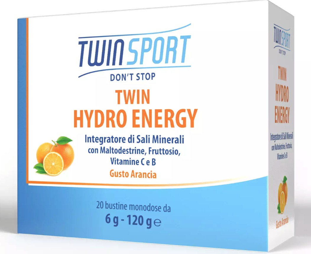 Twin Sport Twin Hydro Energy Doplnok stravy Minerálne soli Vitamíny 20 vrecúšok