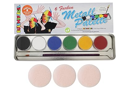 Eulenspiegel Eulenspiegel- Kovový box na farby 6 farieb so štetcom