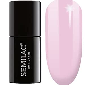 Semilac Extend UV lak na nechty 5 v 1, ružová farba 803 Delicate Pink, 7 ml