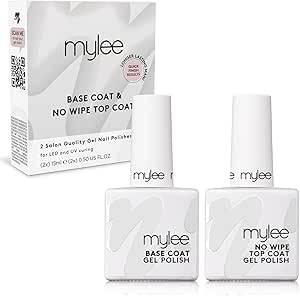 Mylee Nail Gel Polish Top & Base Coat2x15ml