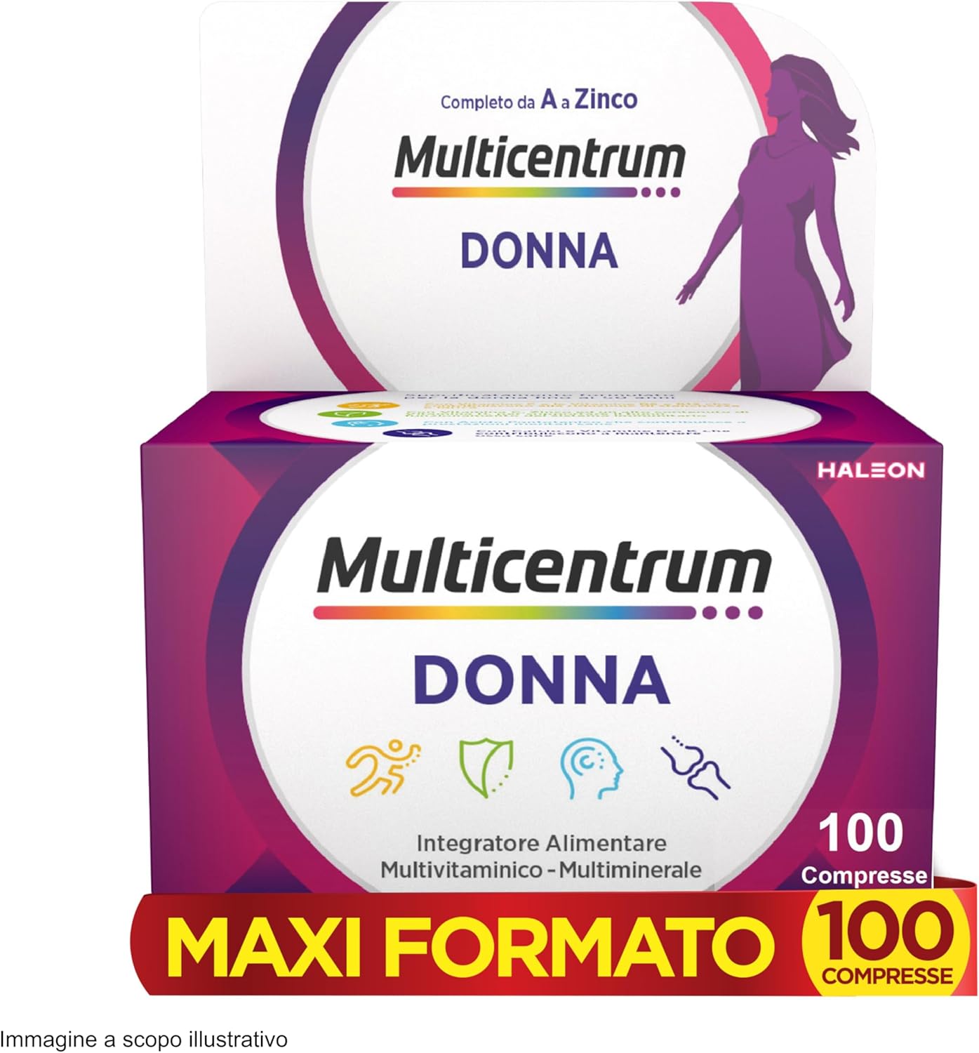 Multicentrum Donna Kompletný multivitamínový doplnok pre ženy 100 tabliet-poškodená krabica