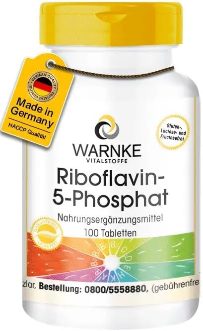 Warnke Riboflavín-5-fosfát - vitamín B2-100 tabliet Exp.: 2026+
